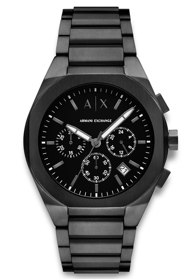 Armani Exchange Rafael AX4183 - Quartz - Svart - Herrklocka - Rostfri stål - Härdat mineralglas