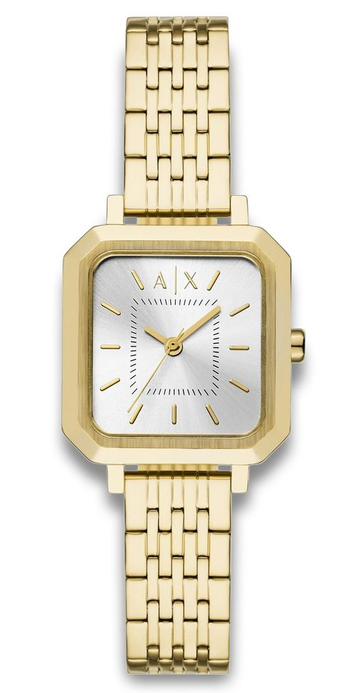 Armani Exchange Leila AX5725 - Quartz - Guld - Damklocka - Rostfri stål - Härdat mineralglas