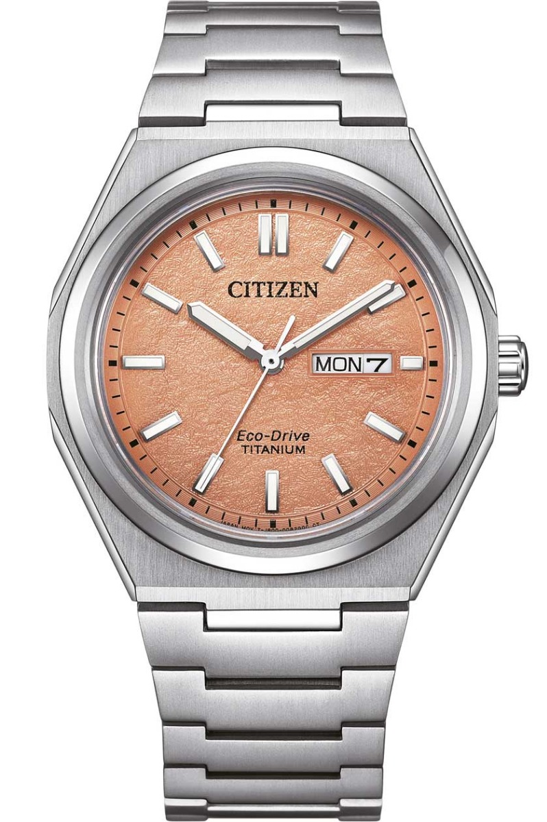 Citizen Super Titanium AW0130-85ZE - Quartz - Silver - Herrklocka - Titan - Safir