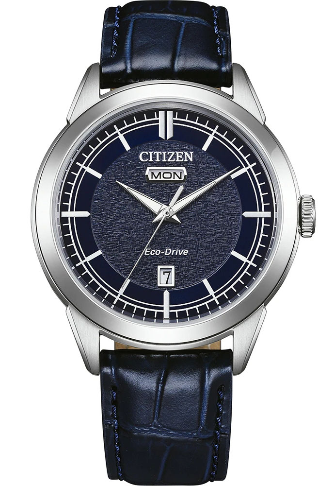 Citizen Eco Drive Classic AW0151-00L - Quartz - Silver - Herrklocka - Läder - Härdat mineralglas
