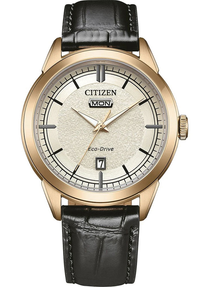 Citizen Eco Drive Classic AW0153-04A - Quartz - Rött guld - Herrklocka - Läder - Härdat mineralglas