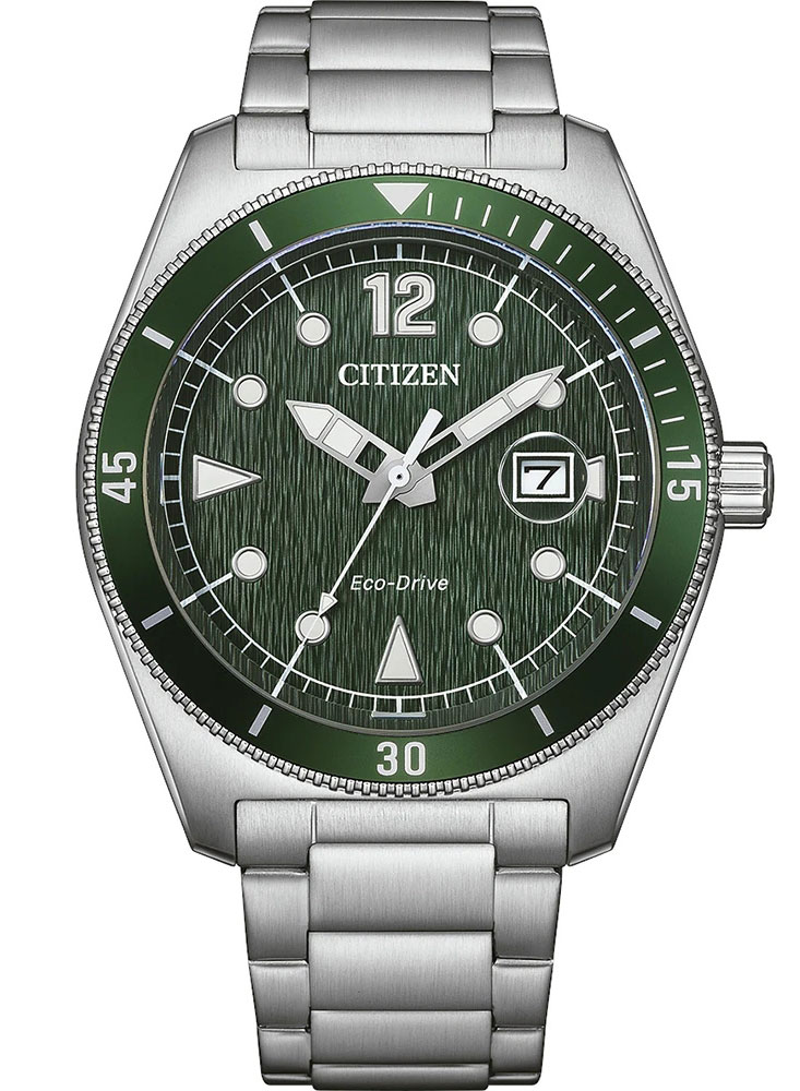 Citizen Eco Drive Sports AW1880-55X - Quartz - Silver - Herrklocka - Rostfri stål - Härdat mineralglas