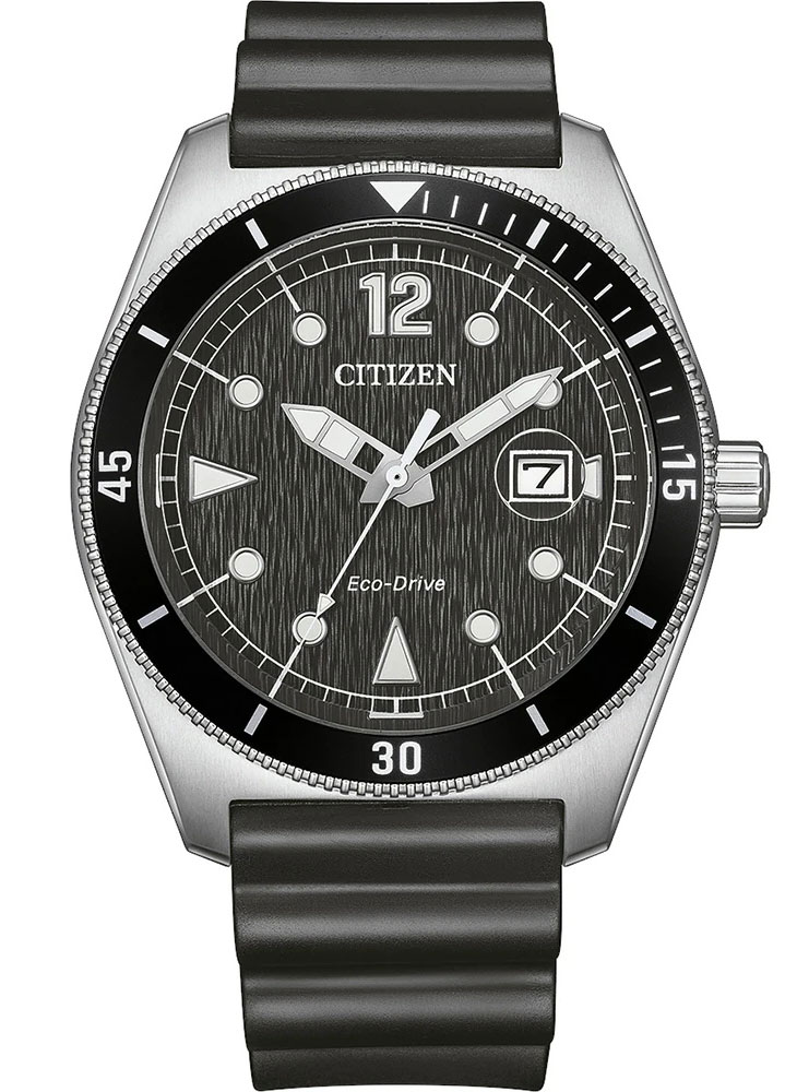 Citizen Eco Drive Sports AW1889-00E - Quartz - Silver - Herrklocka - Silikon - Härdat mineralglas