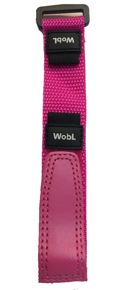 Rosa kardborrearmband för WobL-klockor - - - Barnklocka - -