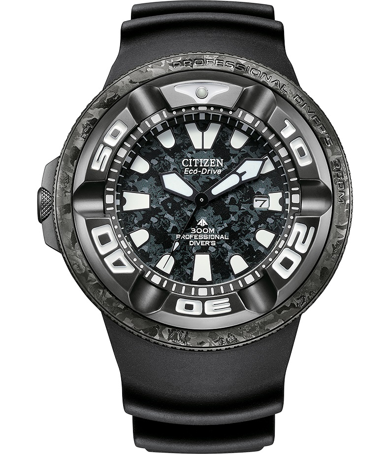 Citizen Promaster Godzilla limited edition dykarklocka med 300m vattentäthet | BJ8056-01E - Quartz - Svart - Herrklocka - Gummi - Härdat...