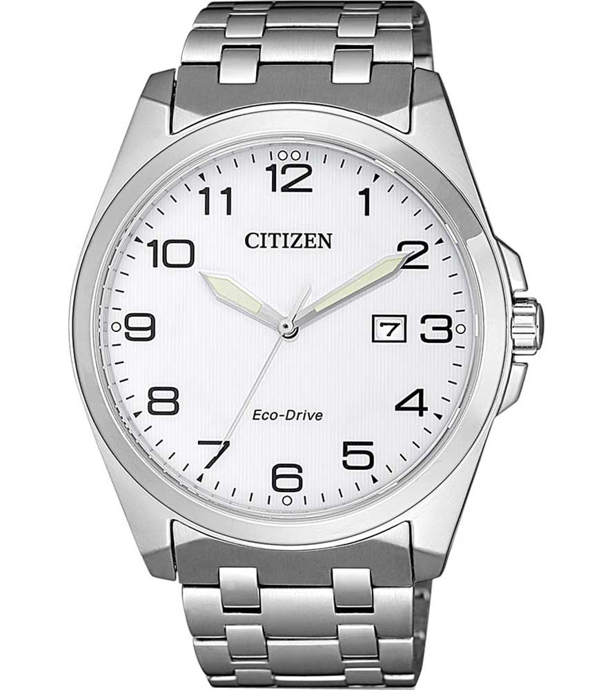 Citizen Eco-Drive klassisk herrklocka i stål med E111 urverk och safirglas | BM7108-81A - Quartz - Silver - Herrklocka - Rostfri stål - Safir