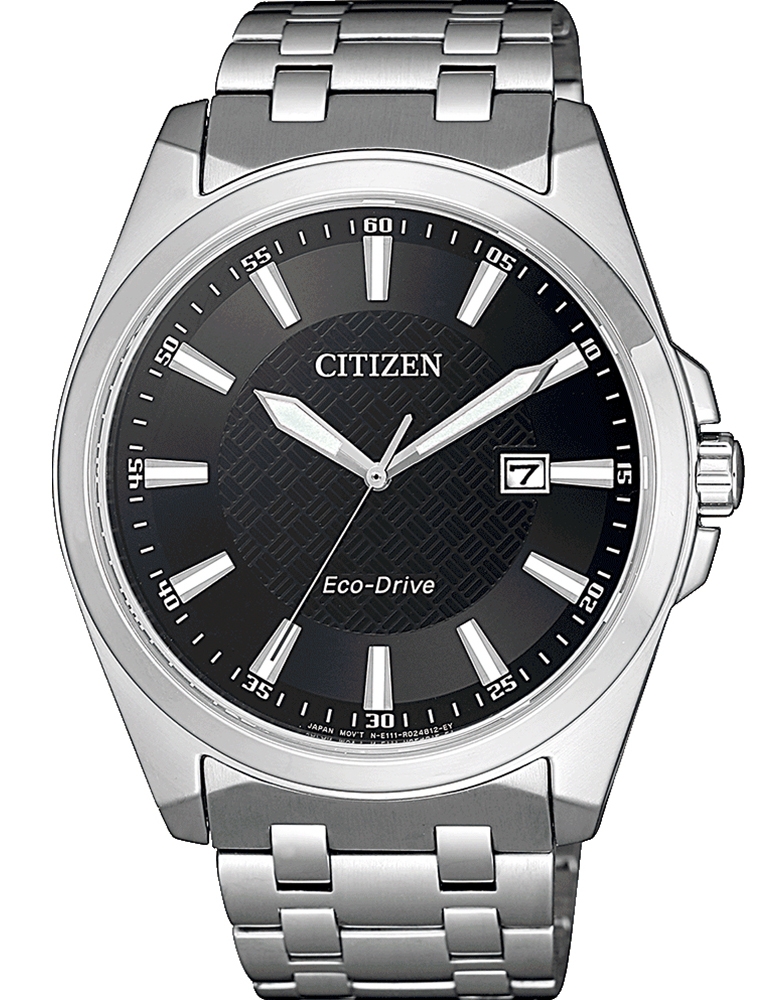 Citizen Eco-Drive herrklocka i stål med safirkristall | BM7108-81E - Quartz - Silver - Herrklocka - Rostfri stål - Safir