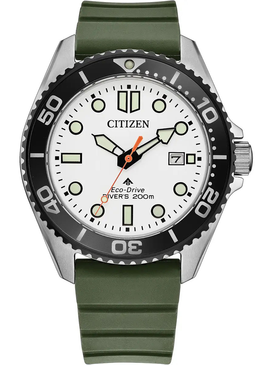 Citizen Promaster Diver BN0265-00A - Quartz - Silver - Herrklocka - Gummi - Safir