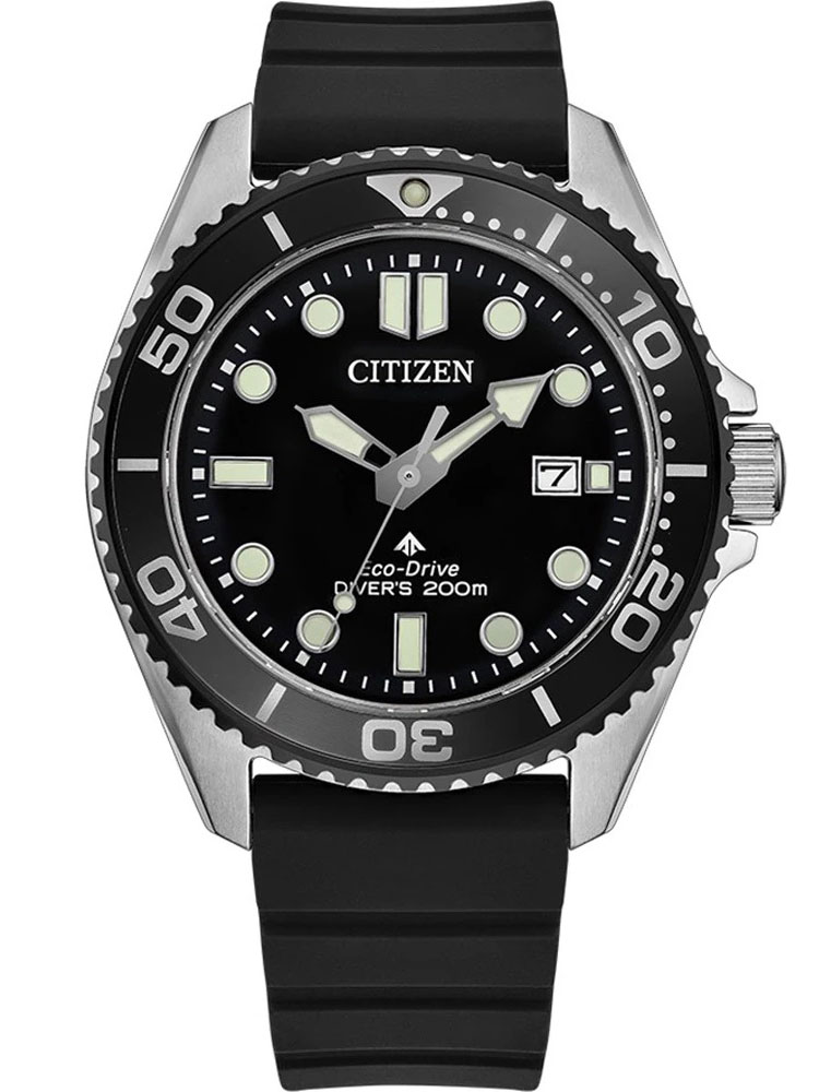 Citizen Promaster Diver BN0266-07E - Quartz - Silver - Herrklocka - Gummi - Safir