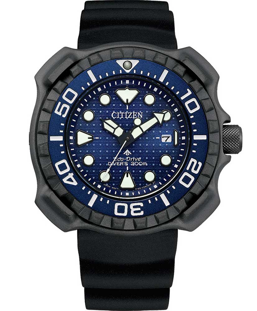 Citizen Promaster professionell dykarklocka med Eco-Drive och 200m vattentäthet | BN0225-04L - Quartz - Grå - Herrklocka - Silikon - Härdat...