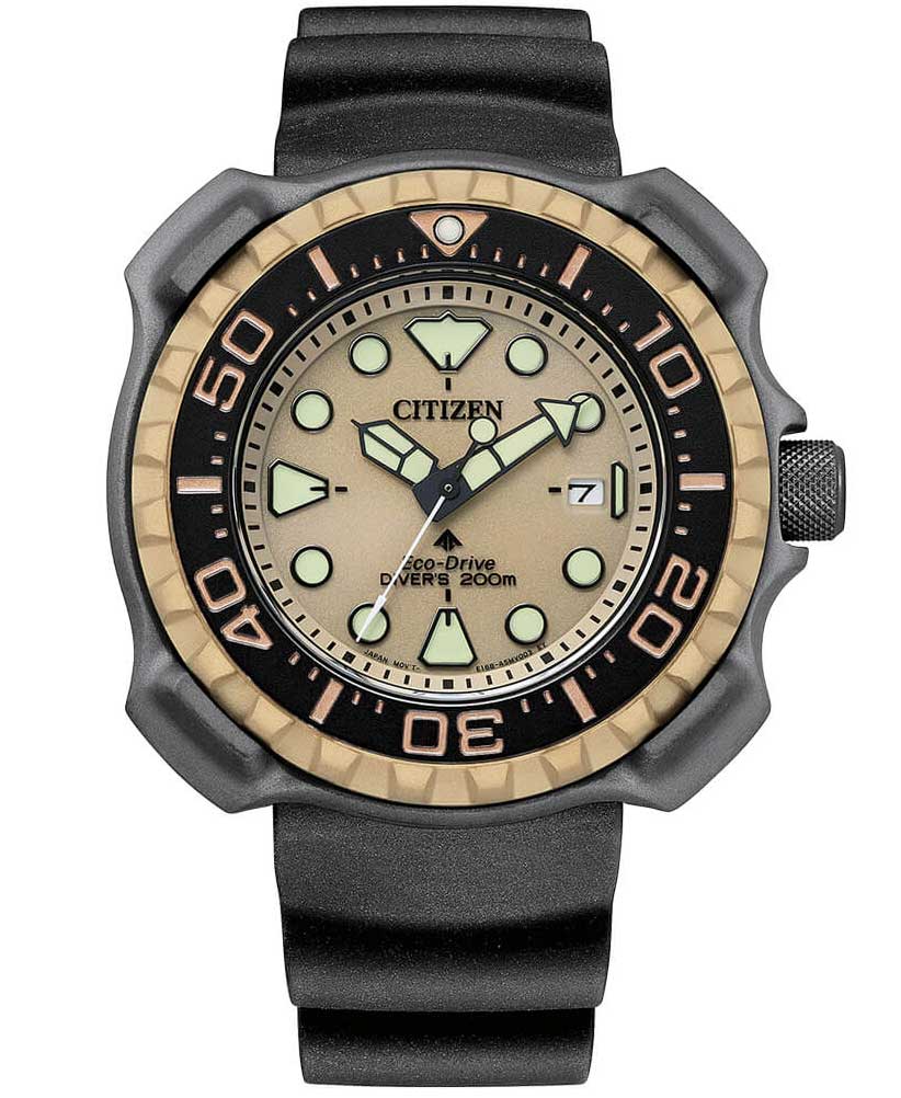 Citizen Promaster Eco-Drive professionell dykarklocka i titan med E168 urverk | BN0226-10P - Quartz - Grå - Herrklocka - Silikon - Härdat...