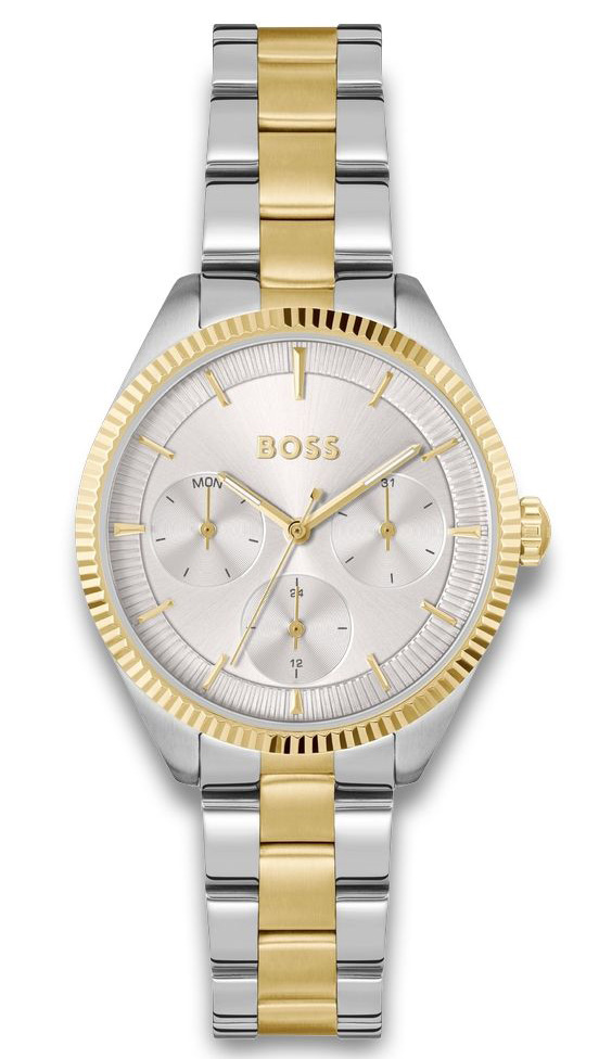 BOSS Sage Sport 1502804 - Quartz - Silver - Damklocka - Rostfri stål - Härdat mineralglas