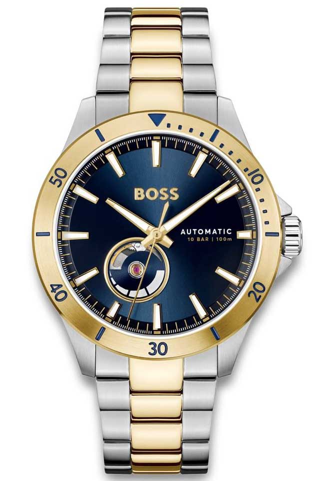 BOSS Troper Automatic 1514201 - Automatisk - Silver - Herrklocka - Rostfri stål - Härdat mineralglas