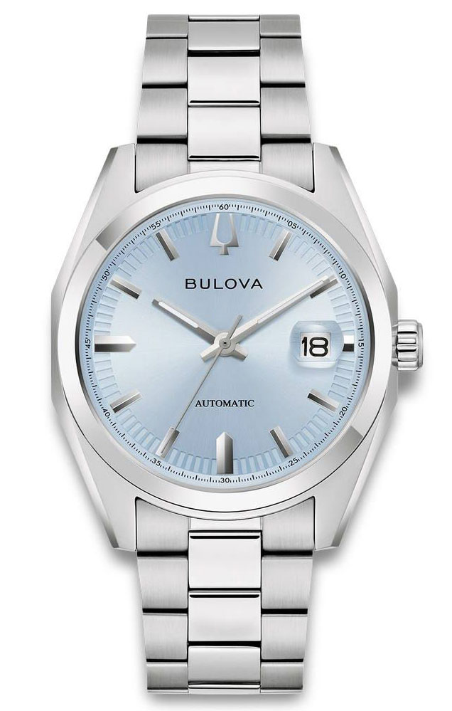 Bulova Classic Surveyor 96B469 - Quartz - Silver - Herrklocka - Rostfri stål - Safir