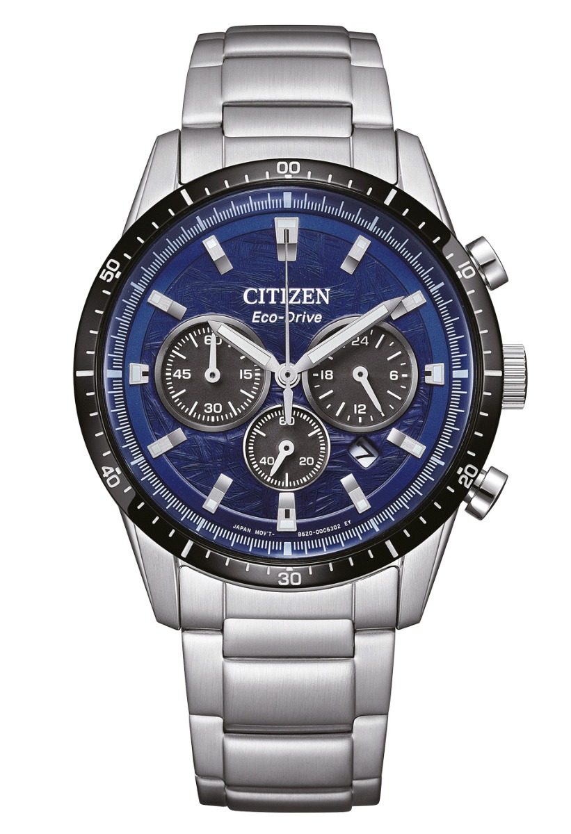 Citizen Eco-Drive Chronograph CA4624-56L - Quartz - Silver - Herrklocka - Rostfri stål - Härdat mineralglas