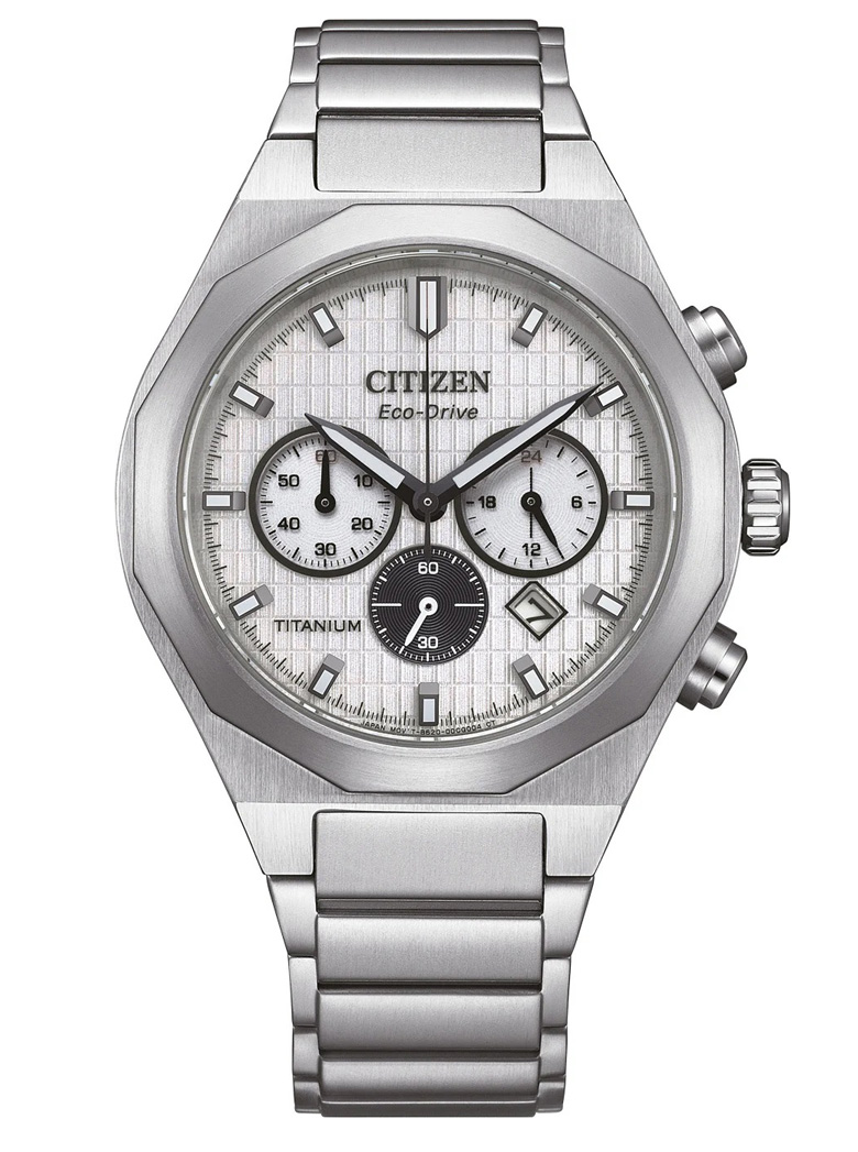 Citizen Zenshin Senkei Super Titanium CA4690-51A - Quartz - Silver - Herrklocka - Titan - Safir