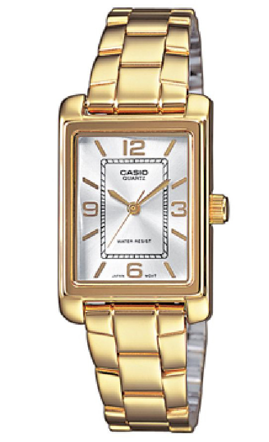 Casio Classic 21mm LTP-1234PG-7AEG - Quartz - Guld - Damklocka - Rostfri stål - Härdat mineralglas