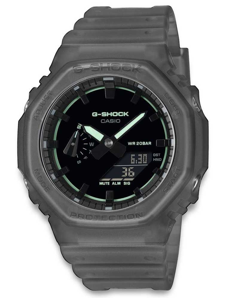 Casio G-Shock GA-2100K-1AER - Digitalt - Svart - Herrklocka - Harts - Härdat mineralglas