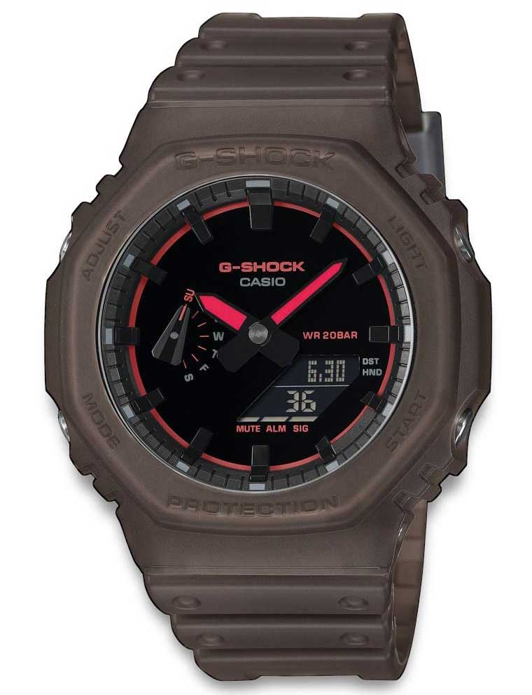 Casio G-Shock GA-2100K-5AER - Digitalt - Svart - Herrklocka - Harts - Härdat mineralglas