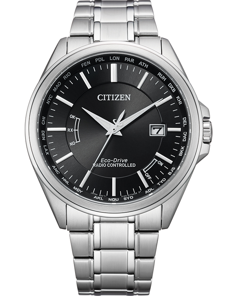Citizen Eco-Drive Radio Controlled CB0250-84E - Quartz - Silver - Herrklocka - Rostfri stål - Safir
