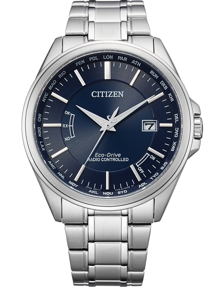 Citizen Eco-Drive Radio Controlled CB0250-84L - Quartz - Silver - Herrklocka - Rostfri stål - Safir