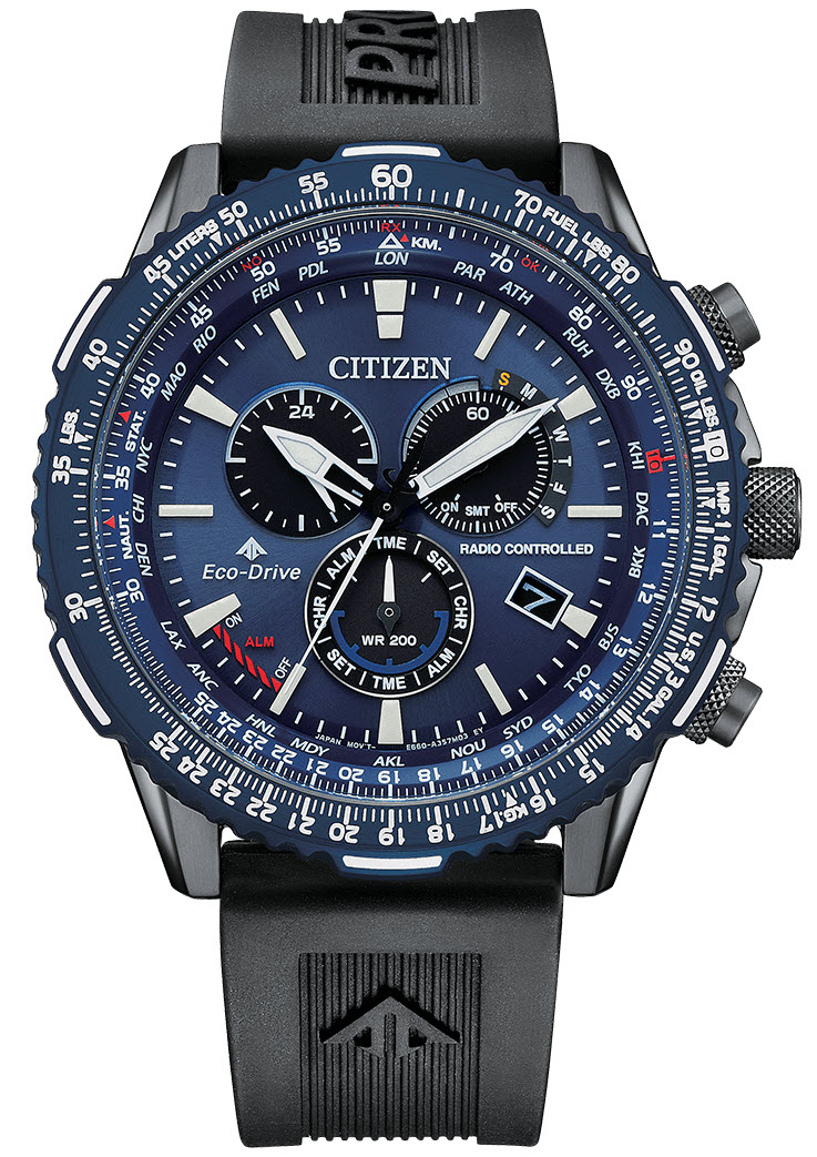 Citizen Promaster Sky CB5006-02L - Quartz - Svart - Herrklocka - Silikon - Safir