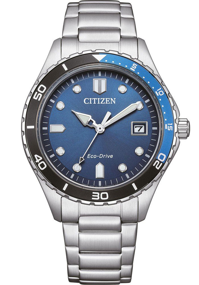 Citizen Eco-Drive Sporty Aqua AW1821-89L - Quartz - Silver - Damklocka - Rostfri stål - Härdat mineralglas