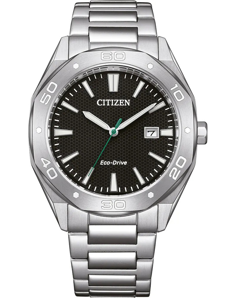 Citizen Eco-Drive Sport BM7631-52E - Quartz - Silver - Herrklocka - Rostfri stål - Härdat mineralglas