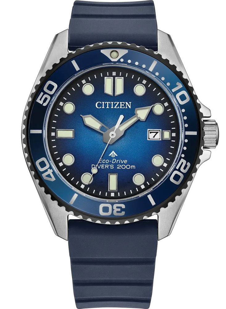 Citizen Promaster Diver BN0267-04L - Quartz - Silver - Herrklocka - Gummi - Safir