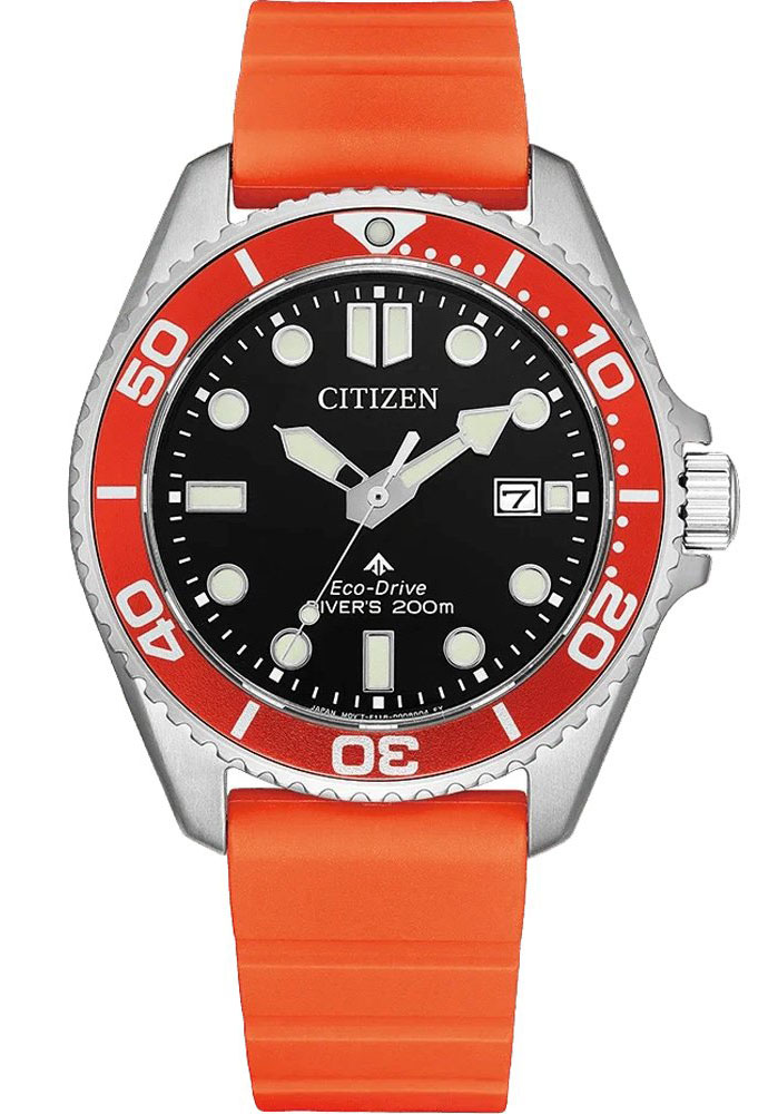 Citizen Promaster Diver BN0268-01E - Quartz - Silver - Herrklocka - Gummi - Safir