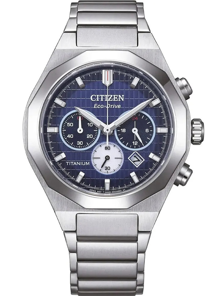 Citizen Zenshin Senkei Super Titanium CA4691-59L - Quartz - Silver - Herrklocka - Titan - Safir