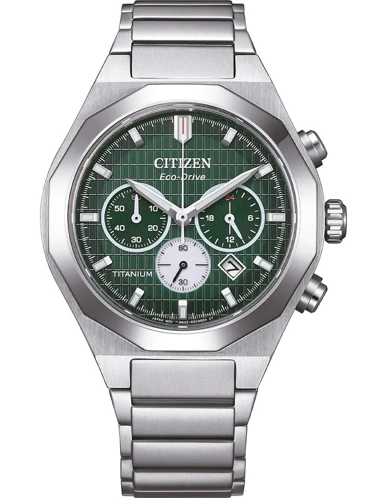 Citizen Zenshin Senkei Super Titanium CA4691-59X - Quartz - Silver - Herrklocka - Titan - Safir