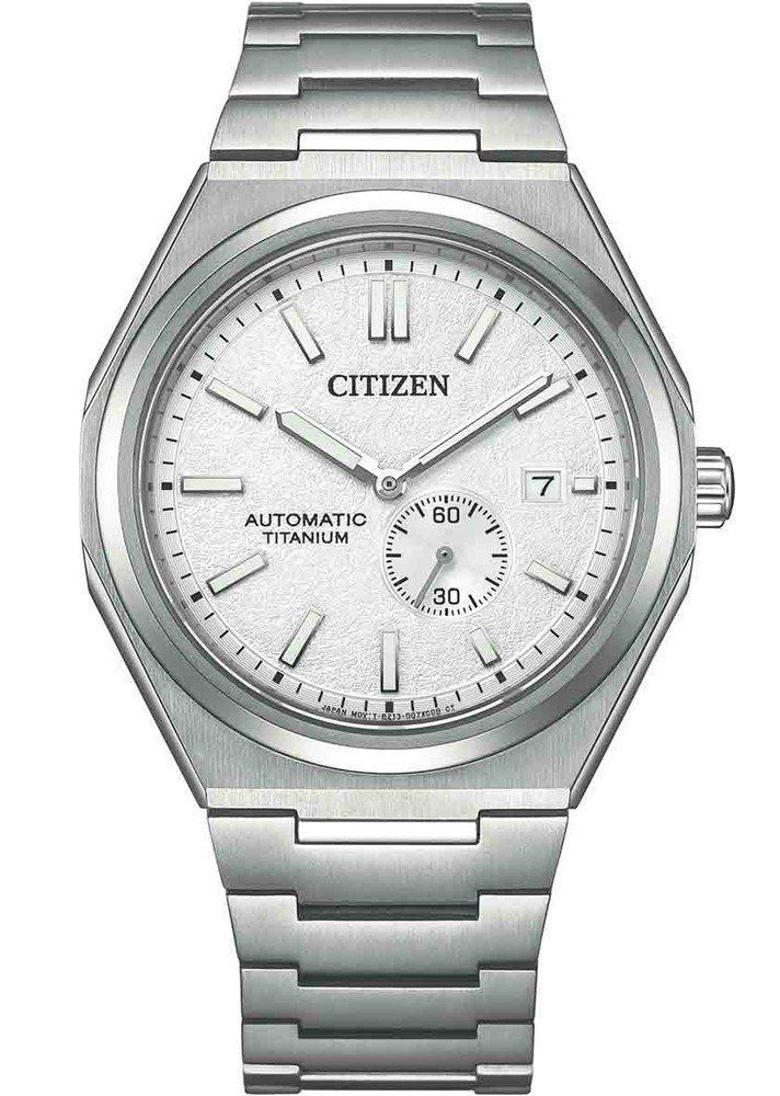 Citizen Tsuyosa Automatic titanium herrklocka med 8213 urverk och liten sekund | NJ0180-80A - Automatisk - Silver - Herrklocka - Rostfri stål -...