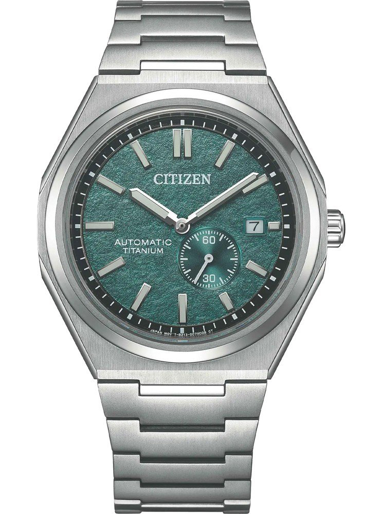 Citizen Automatic Titanium NJ0180-80X - Automatisk - Silver - Herrklocka - Rostfri stål - Safir
