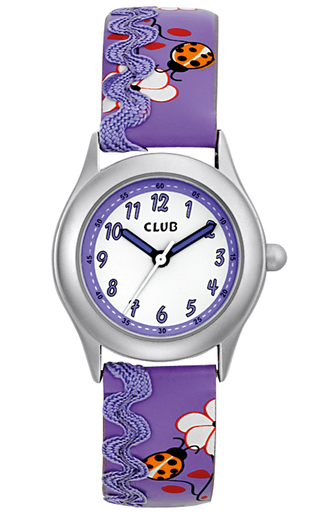 Barnklocka - Club by Inex A56508S10A - Quartz - Silver - Barnklocka - Läder -