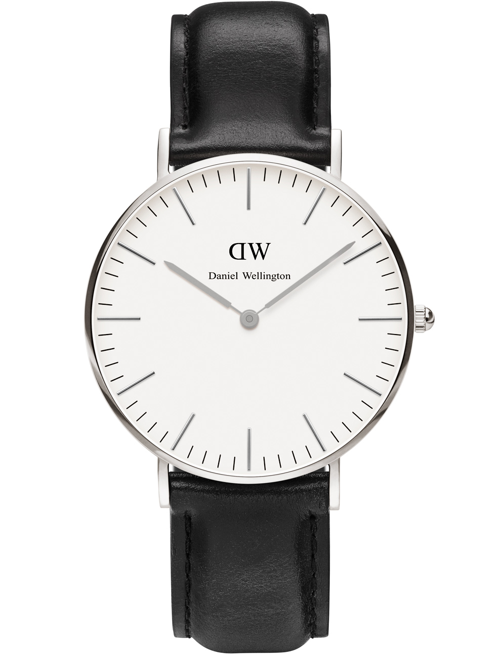 Daniel Wellington Classic Sheffield Damklocka, Silver, 36mm - Quartz - Silver - Damklocka - Läder - Härdat mineralglas