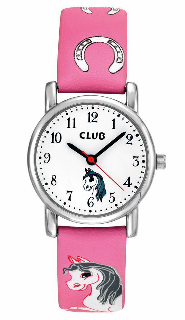 Club 30M Red Cream White A56547-2S0A - Quartz - Silver - Unisex - Gummi - Härdat mineralglas