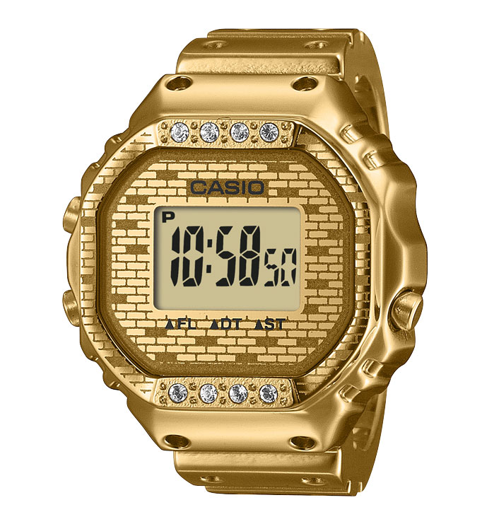 Casio Ring Watch CRW-001JB-9ER - Digitalt - Guld - - - Härdat mineralglas
