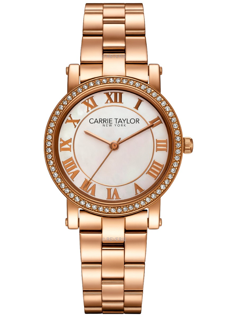 Carrie Taylor Vintage Astoria Mother of Pearl Rosegold Petite 28mm - - - - -