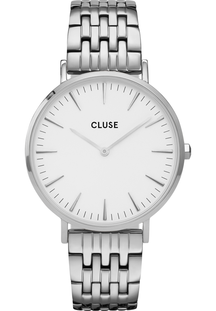 Cluse Boho Chic CW0101201023 - Quartz - Silver - Damklocka - Rostfri stål - Härdat mineralglas