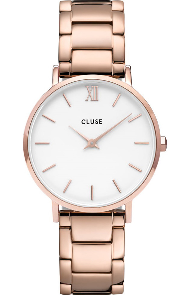 Cluse La Minuit CW0101203027 - Quartz - Rött guld - Damklocka - Rostfri stål - Härdat mineralglas