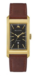 Begränsad upplaga herrklocka från Bulova med automatverk och Art Deco-design - Frank Sinatra Chairman Collection | 97B224