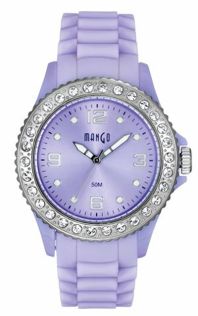 Hel-lila damur, med silikonarmband - Mango MA68336-1PU10KV