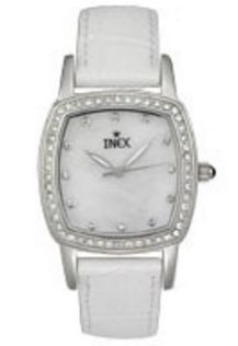 Minimalistiskt damur i silver och vitt - Inex White A69221-1S11I
