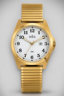 Inex Mens Golden Classic 39mm