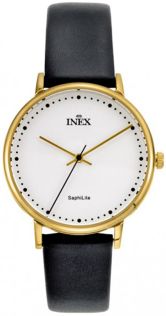 Klassiskt damur med skandinavisk minimalism - Inex Ladies Gold/White A69501D4P