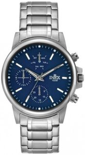 Herrur - Inex Mens Silver/Blue A69506-1S8I - RIP
