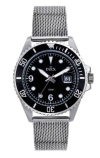 Enkel elegans, men 10 bar vattentäthet - Inex Silver Black A69512-4S5P