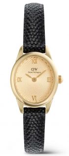 Daniel Wellington Ophelia Mini Black Lizard Unitone Guilloché Gold DW00100897