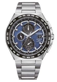 Citizen Eco-Drive titanium världstidsur med H800 urverk och atomtidsstyrning | AT8238-84L